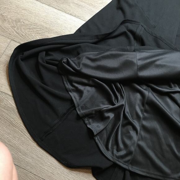 Coldwater Creek Dress A Line Midi Lined V Neck Sleeveless Little Black Size 10 - Picture 4 of 10